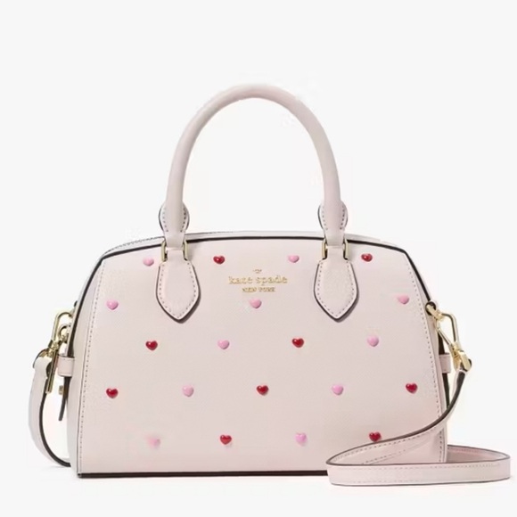 kate spade Handbags - New Kate Spade Madison Heart Studs Small Dolly Duffle# KK211